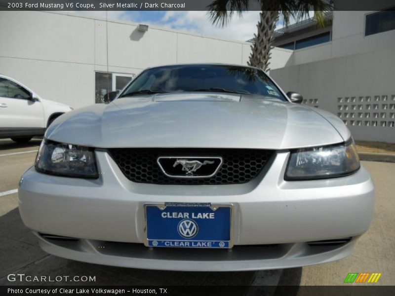 Silver Metallic / Dark Charcoal 2003 Ford Mustang V6 Coupe