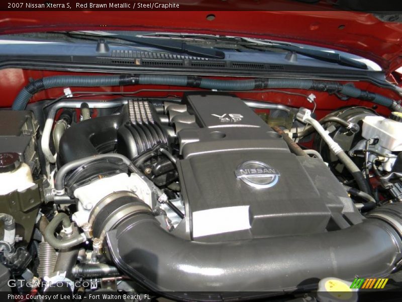 Red Brawn Metallic / Steel/Graphite 2007 Nissan Xterra S
