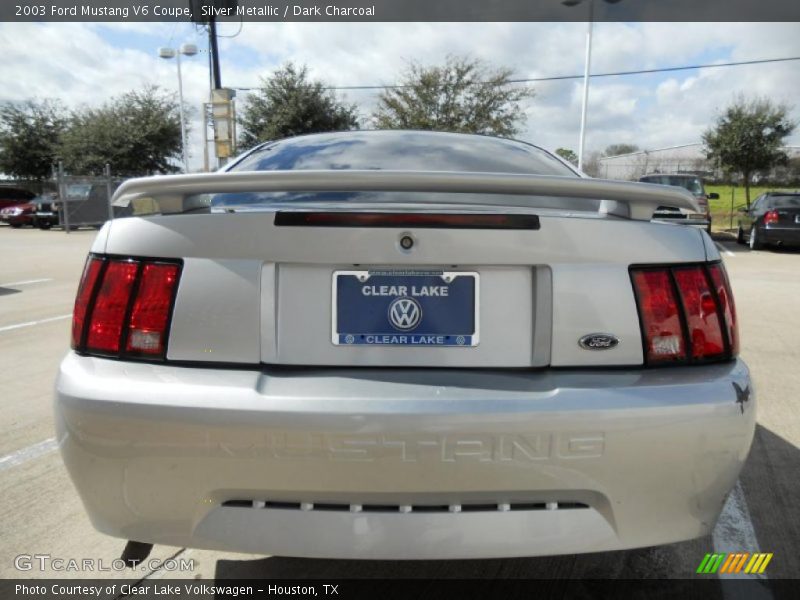 Silver Metallic / Dark Charcoal 2003 Ford Mustang V6 Coupe