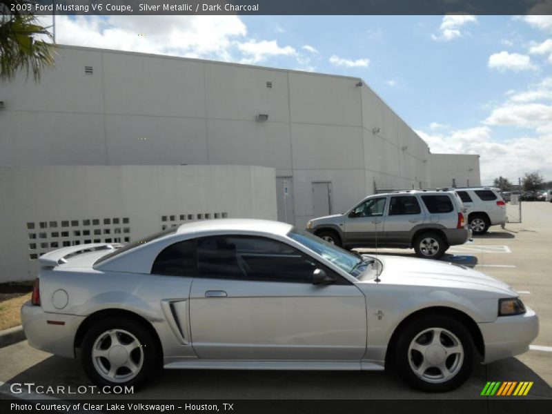 Silver Metallic / Dark Charcoal 2003 Ford Mustang V6 Coupe