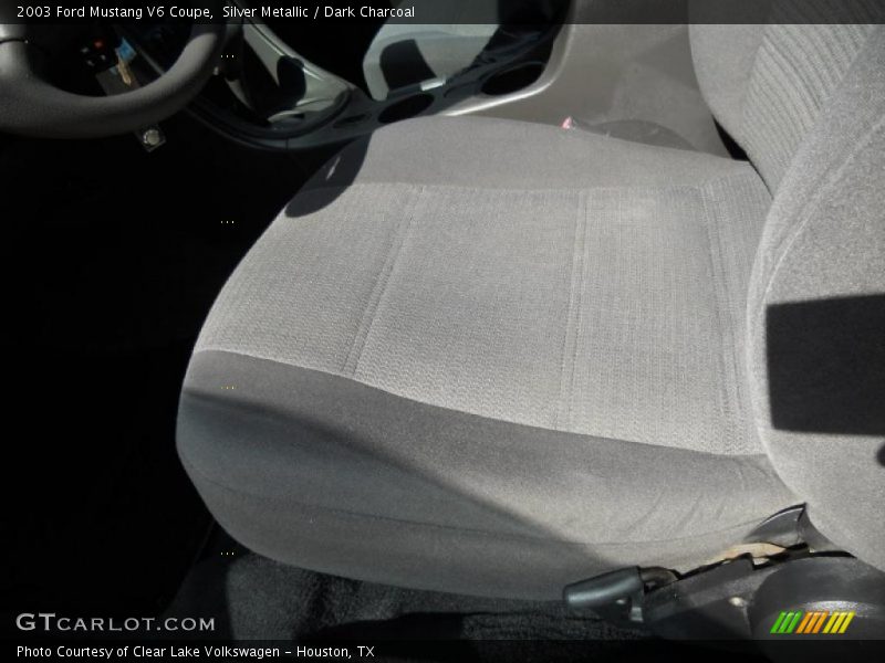 Silver Metallic / Dark Charcoal 2003 Ford Mustang V6 Coupe