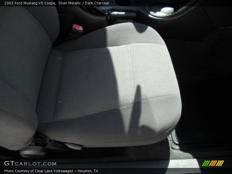 Silver Metallic / Dark Charcoal 2003 Ford Mustang V6 Coupe