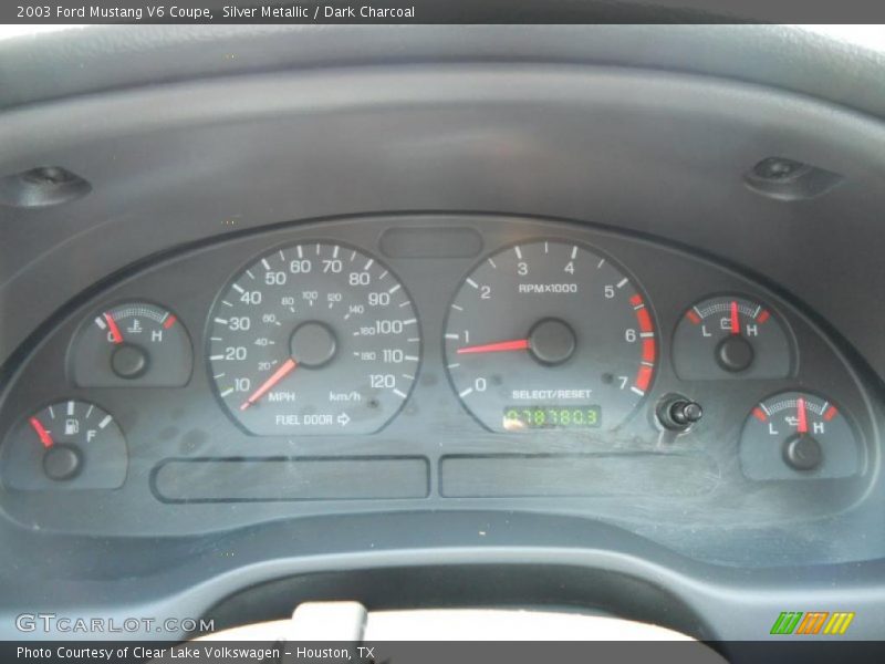  2003 Mustang V6 Coupe V6 Coupe Gauges