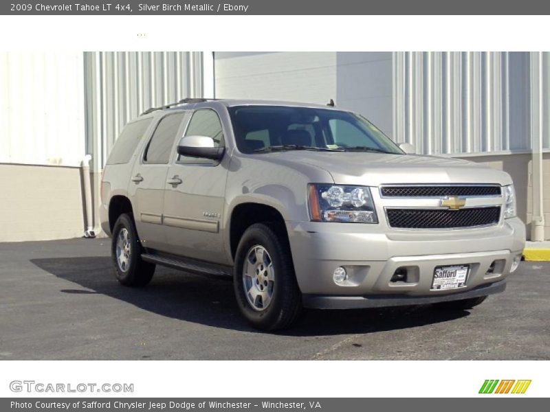 Silver Birch Metallic / Ebony 2009 Chevrolet Tahoe LT 4x4