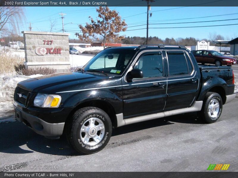 Black / Dark Graphite 2002 Ford Explorer Sport Trac 4x4