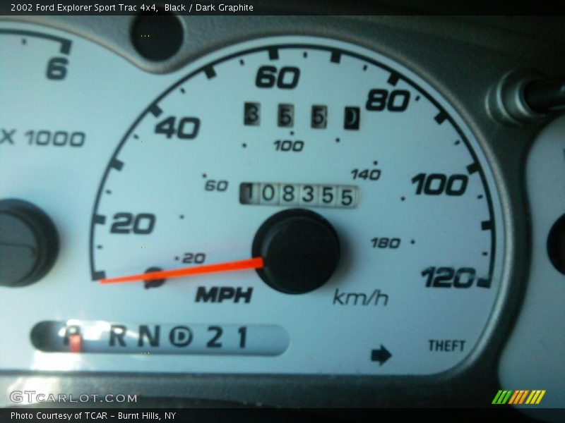 Black / Dark Graphite 2002 Ford Explorer Sport Trac 4x4