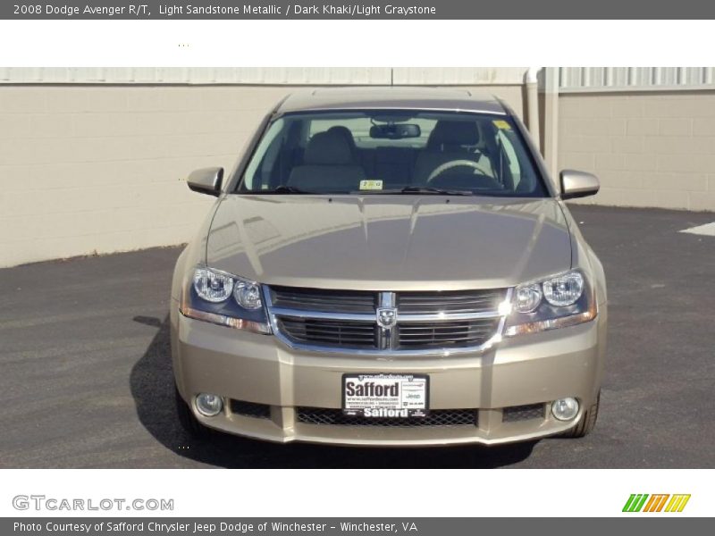 Light Sandstone Metallic / Dark Khaki/Light Graystone 2008 Dodge Avenger R/T