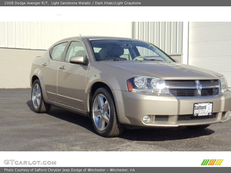 Light Sandstone Metallic / Dark Khaki/Light Graystone 2008 Dodge Avenger R/T