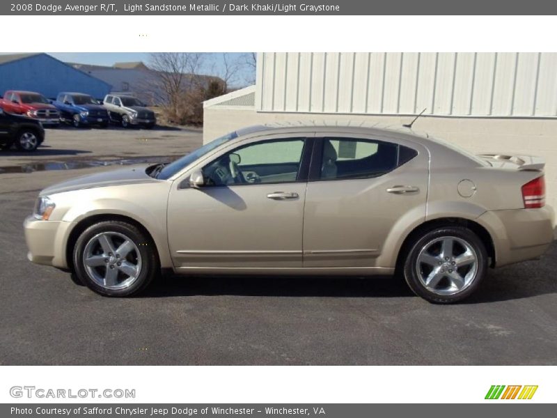 Light Sandstone Metallic / Dark Khaki/Light Graystone 2008 Dodge Avenger R/T