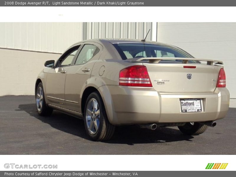Light Sandstone Metallic / Dark Khaki/Light Graystone 2008 Dodge Avenger R/T