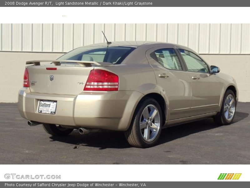 Light Sandstone Metallic / Dark Khaki/Light Graystone 2008 Dodge Avenger R/T