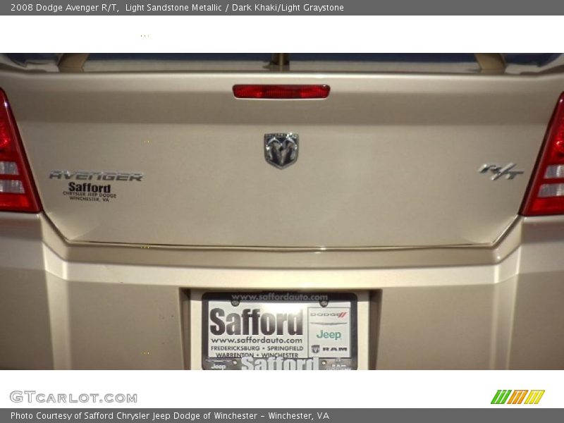 Light Sandstone Metallic / Dark Khaki/Light Graystone 2008 Dodge Avenger R/T
