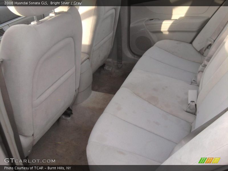 Bright Silver / Gray 2008 Hyundai Sonata GLS
