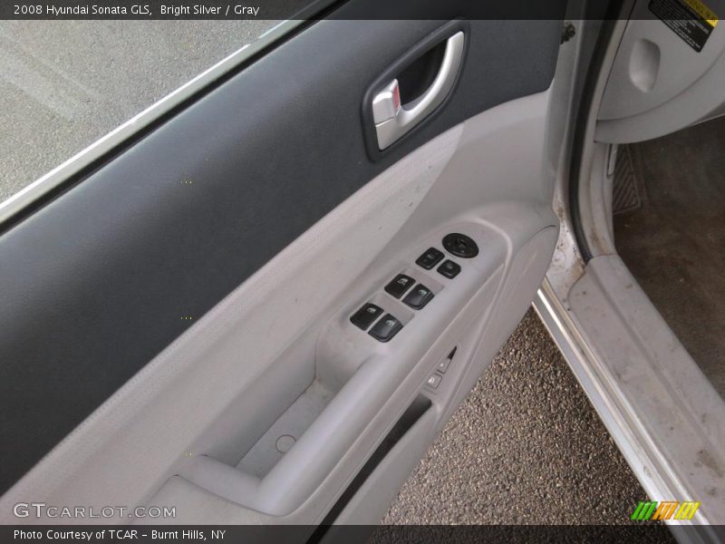 Bright Silver / Gray 2008 Hyundai Sonata GLS