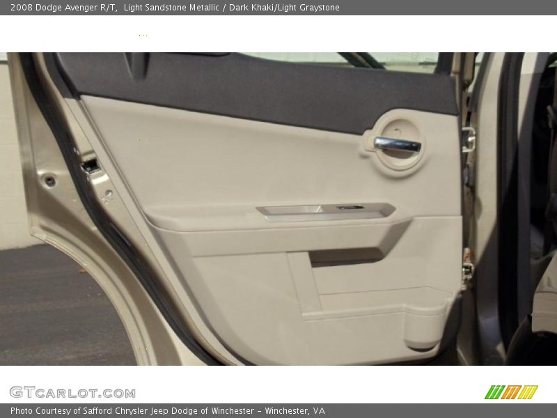 Light Sandstone Metallic / Dark Khaki/Light Graystone 2008 Dodge Avenger R/T