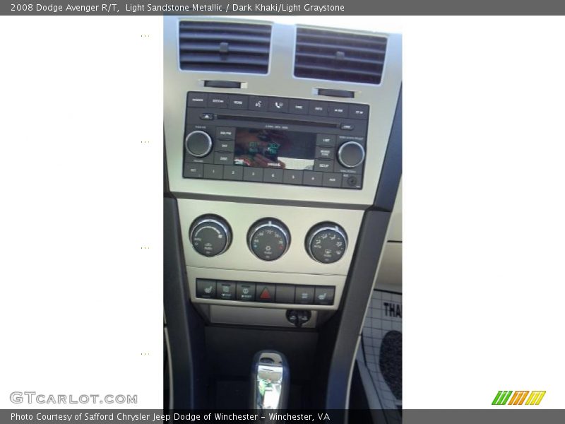 Light Sandstone Metallic / Dark Khaki/Light Graystone 2008 Dodge Avenger R/T