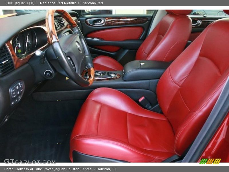  2006 XJ XJR Charcoal/Red Interior
