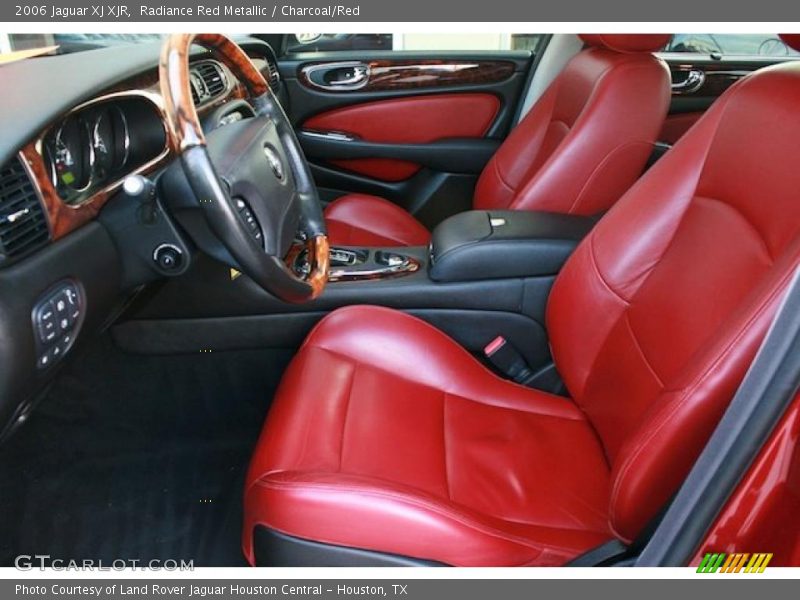  2006 XJ XJR Charcoal/Red Interior