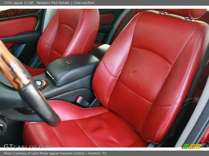  2006 XJ XJR Charcoal/Red Interior