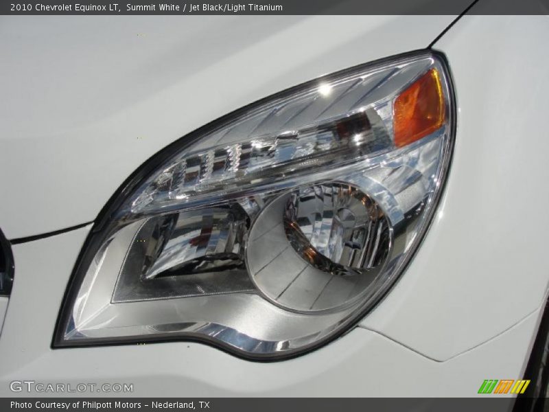 Summit White / Jet Black/Light Titanium 2010 Chevrolet Equinox LT