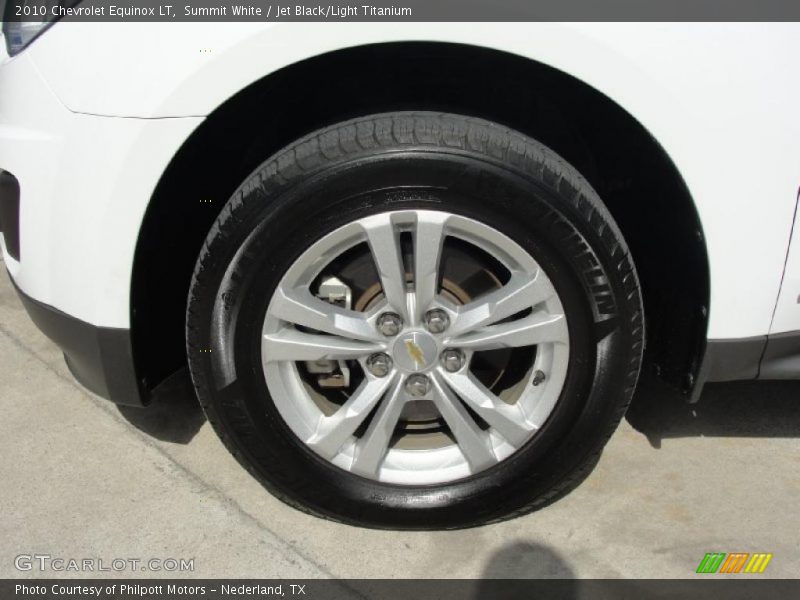 Summit White / Jet Black/Light Titanium 2010 Chevrolet Equinox LT