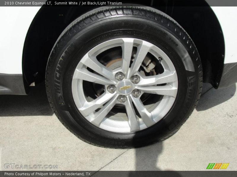 Summit White / Jet Black/Light Titanium 2010 Chevrolet Equinox LT