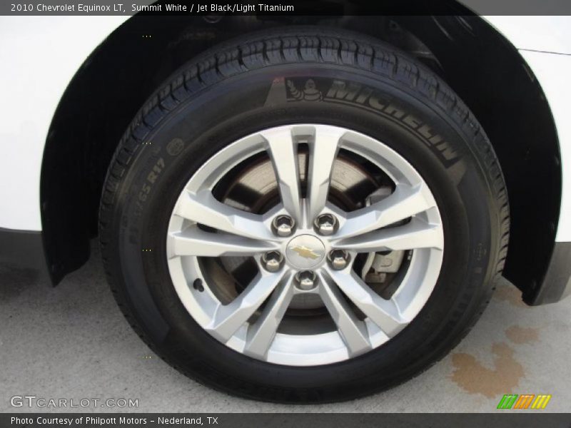 Summit White / Jet Black/Light Titanium 2010 Chevrolet Equinox LT