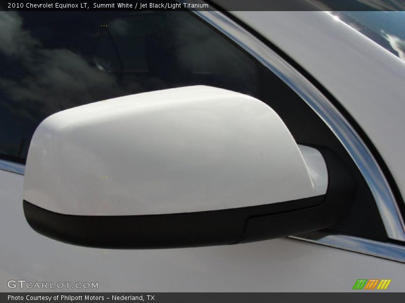 Summit White / Jet Black/Light Titanium 2010 Chevrolet Equinox LT