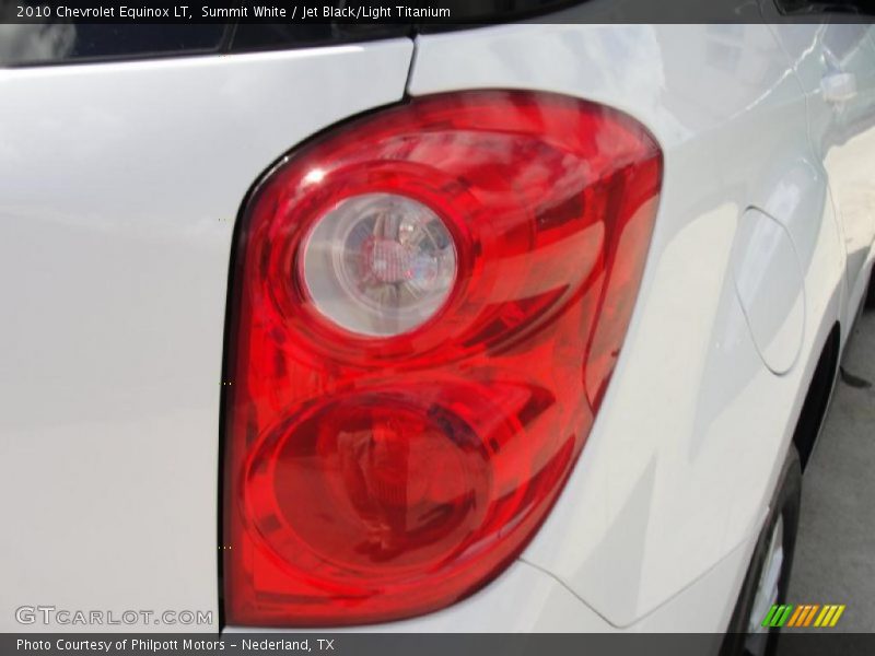 Summit White / Jet Black/Light Titanium 2010 Chevrolet Equinox LT