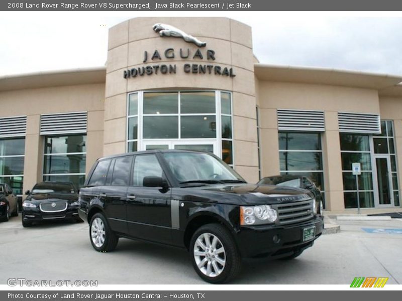 Java Black Pearlescent / Jet Black 2008 Land Rover Range Rover V8 Supercharged