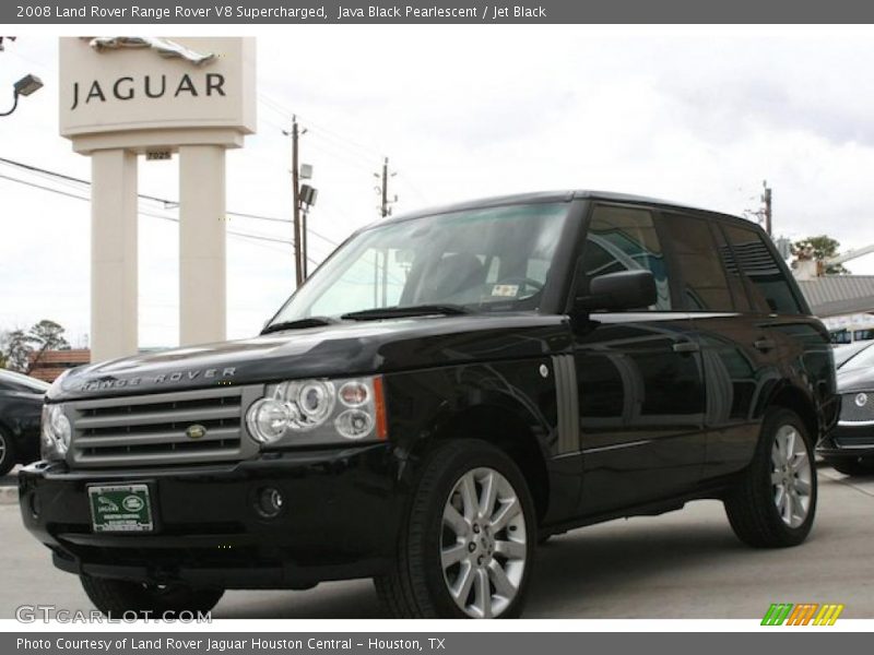 Java Black Pearlescent / Jet Black 2008 Land Rover Range Rover V8 Supercharged