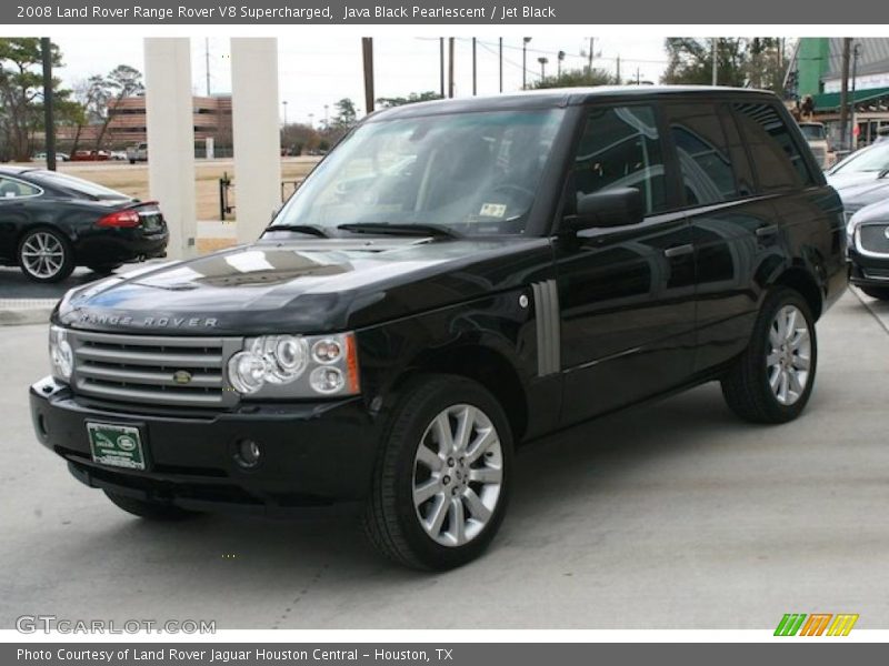 Java Black Pearlescent / Jet Black 2008 Land Rover Range Rover V8 Supercharged