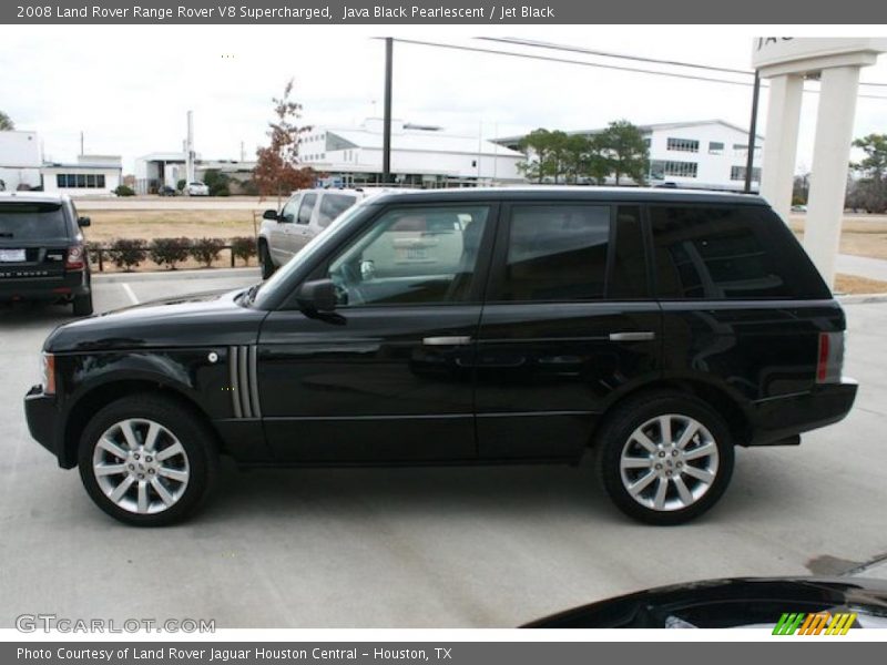 Java Black Pearlescent / Jet Black 2008 Land Rover Range Rover V8 Supercharged