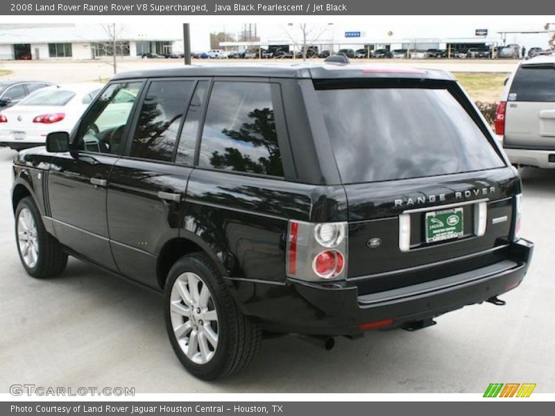 Java Black Pearlescent / Jet Black 2008 Land Rover Range Rover V8 Supercharged