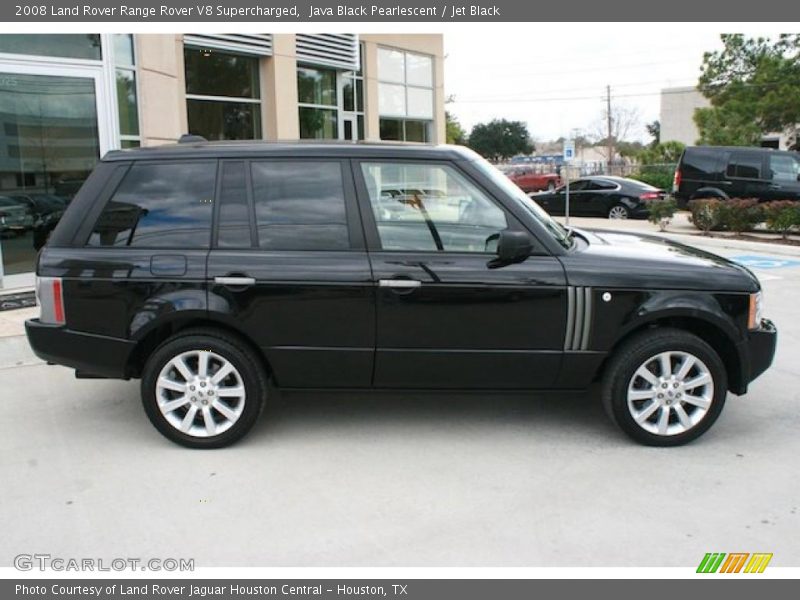Java Black Pearlescent / Jet Black 2008 Land Rover Range Rover V8 Supercharged