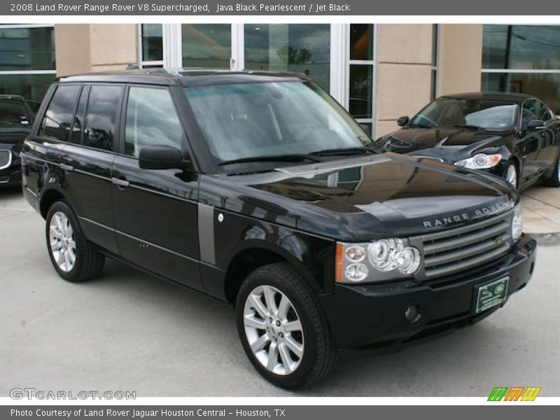 Java Black Pearlescent / Jet Black 2008 Land Rover Range Rover V8 Supercharged