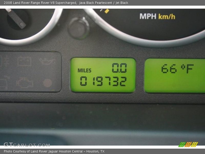 Java Black Pearlescent / Jet Black 2008 Land Rover Range Rover V8 Supercharged