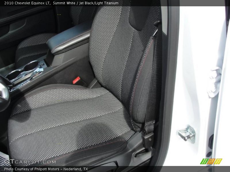 Summit White / Jet Black/Light Titanium 2010 Chevrolet Equinox LT