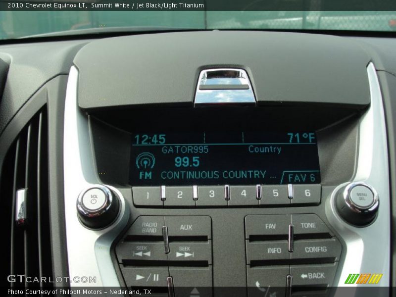 Summit White / Jet Black/Light Titanium 2010 Chevrolet Equinox LT