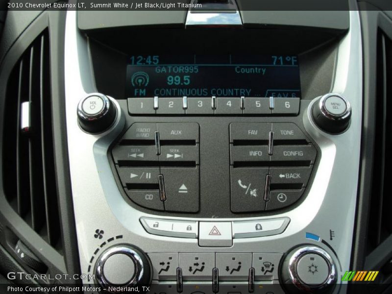 Summit White / Jet Black/Light Titanium 2010 Chevrolet Equinox LT