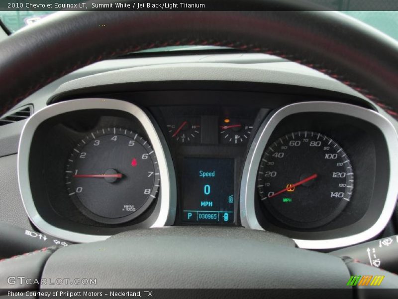 Summit White / Jet Black/Light Titanium 2010 Chevrolet Equinox LT