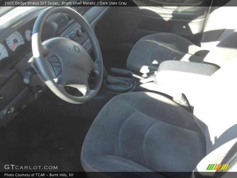 Bright Silver Metallic / Dark Slate Gray 2003 Dodge Stratus SXT Sedan
