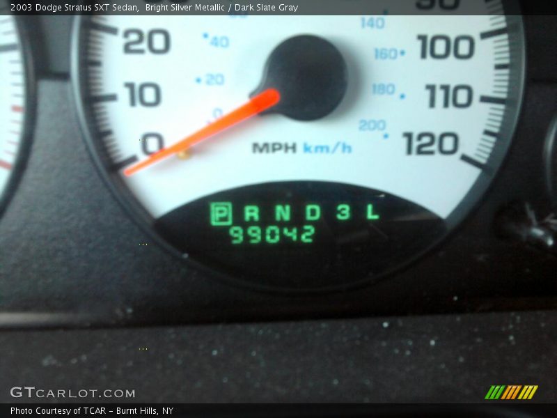 Bright Silver Metallic / Dark Slate Gray 2003 Dodge Stratus SXT Sedan