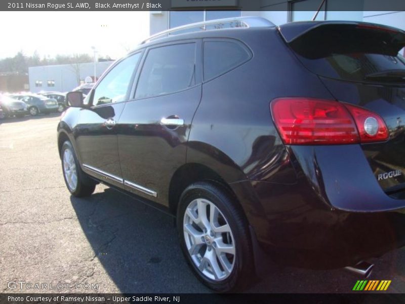 Black Amethyst / Black 2011 Nissan Rogue SL AWD
