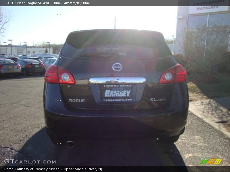 Black Amethyst / Black 2011 Nissan Rogue SL AWD