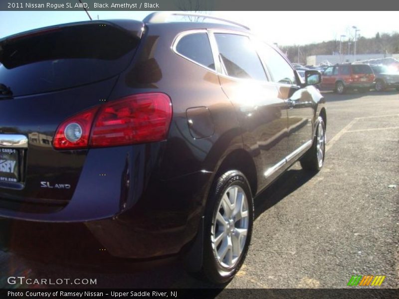 Black Amethyst / Black 2011 Nissan Rogue SL AWD