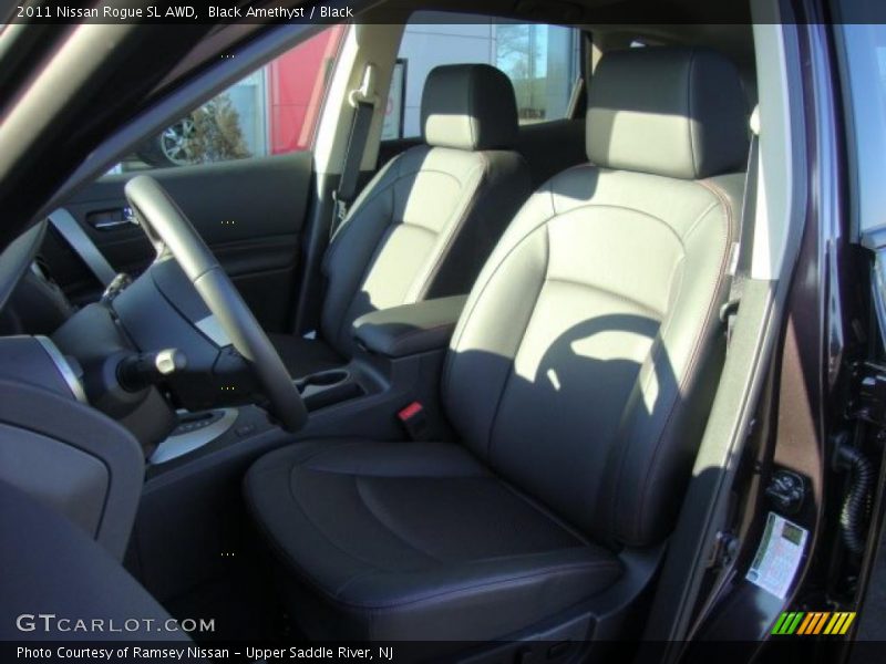 Black Amethyst / Black 2011 Nissan Rogue SL AWD