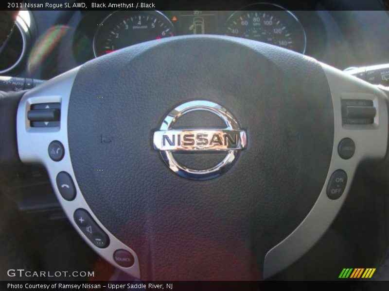 Black Amethyst / Black 2011 Nissan Rogue SL AWD