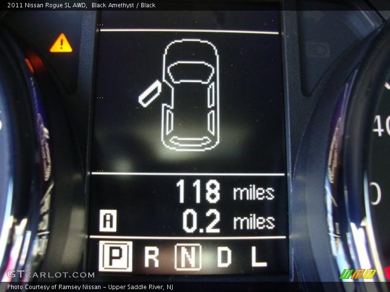Black Amethyst / Black 2011 Nissan Rogue SL AWD