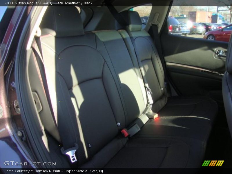 Black Amethyst / Black 2011 Nissan Rogue SL AWD